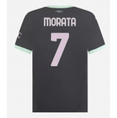 Moški AC Milan Alvaro Morata #7 Replika nogometni dresi Tretji 2024-25 Kratek Rokav