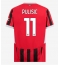 Moški AC Milan Christian Pulisic #11 Replika nogometni dresi Domači 2024-25 Kratek Rokav