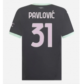 Moški AC Milan Strahinja Pavlovic #31 Replika nogometni dresi Tretji 2024-25 Kratek Rokav