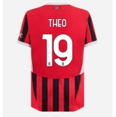 Moški AC Milan Theo Hernandez #19 Replika nogometni dresi Domači 2024-25 Kratek Rokav