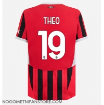 Moški AC Milan Theo Hernandez #19 Replika nogometni dresi Domači 2024-25 Kratek Rokav