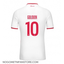 Moški AS Monaco Aleksandr Golovin #10 Replika nogometni dresi Domači 2024-25 Kratek Rokav