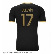 Moški AS Monaco Aleksandr Golovin #17 Replika nogometni dresi Gostujoči 2023-24 Kratek Rokav