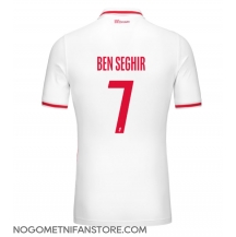 Moški AS Monaco Eliesse Ben Seghir #7 Replika nogometni dresi Domači 2024-25 Kratek Rokav