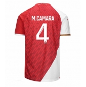 Moški AS Monaco Mohamed Camara #4 Replika nogometni dresi Domači 2023-24 Kratek Rokav