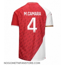 Moški AS Monaco Mohamed Camara #4 Replika nogometni dresi Domači 2023-24 Kratek Rokav