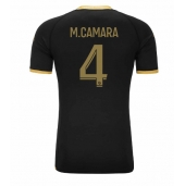 Moški AS Monaco Mohamed Camara #4 Replika nogometni dresi Gostujoči 2023-24 Kratek Rokav