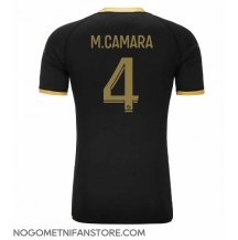 Moški AS Monaco Mohamed Camara #4 Replika nogometni dresi Gostujoči 2023-24 Kratek Rokav