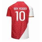 Moški AS Monaco Wissam Ben Yedder #10 Replika nogometni dresi Domači 2023-24 Kratek Rokav