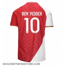 Moški AS Monaco Wissam Ben Yedder #10 Replika nogometni dresi Domači 2023-24 Kratek Rokav