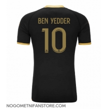 Moški AS Monaco Wissam Ben Yedder #10 Replika nogometni dresi Gostujoči 2023-24 Kratek Rokav