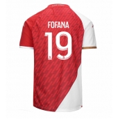 Moški AS Monaco Youssouf Fofana #19 Replika nogometni dresi Domači 2023-24 Kratek Rokav