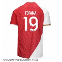 Moški AS Monaco Youssouf Fofana #19 Replika nogometni dresi Domači 2023-24 Kratek Rokav