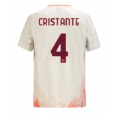 Moški AS Roma Bryan Cristante #4 Replika nogometni dresi Gostujoči 2024-25 Kratek Rokav