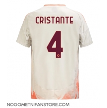 Moški AS Roma Bryan Cristante #4 Replika nogometni dresi Gostujoči 2024-25 Kratek Rokav