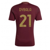 Moški AS Roma Paulo Dybala #21 Replika nogometni dresi Domači 2024-25 Kratek Rokav