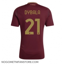 Moški AS Roma Paulo Dybala #21 Replika nogometni dresi Domači 2024-25 Kratek Rokav