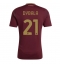 Moški AS Roma Paulo Dybala #21 Replika nogometni dresi Domači 2024-25 Kratek Rokav