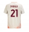 Moški AS Roma Paulo Dybala #21 Replika nogometni dresi Gostujoči 2024-25 Kratek Rokav