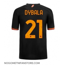 Moški AS Roma Paulo Dybala #21 Replika nogometni dresi Tretji 2023-24 Kratek Rokav