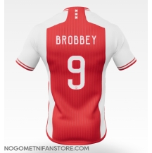 Moški Ajax Brian Brobbey #9 Replika nogometni dresi Domači 2023-24 Kratek Rokav