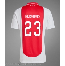 Moški Ajax Steven Berghuis #23 Replika nogometni dresi Domači 2024-25 Kratek Rokav