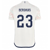 Moški Ajax Steven Berghuis #23 Replika nogometni dresi Gostujoči 2023-24 Kratek Rokav