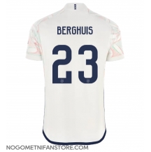 Moški Ajax Steven Berghuis #23 Replika nogometni dresi Gostujoči 2023-24 Kratek Rokav