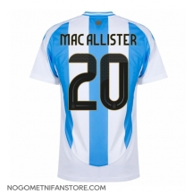 Moški Argentina Alexis Mac Allister #20 Replika nogometni dresi Domači Copa America 2024 Kratek Rokav