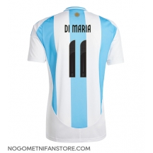 Moški Argentina Angel Di Maria #11 Replika nogometni dresi Domači Copa America 2024 Kratek Rokav