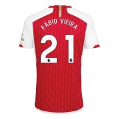 Moški Arsenal Fabio Vieira #21 Replika nogometni dresi Domači 2023-24 Kratek Rokav