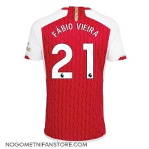 Moški Arsenal Fabio Vieira #21 Replika nogometni dresi Domači 2023-24 Kratek Rokav