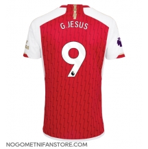 Moški Arsenal Gabriel Jesus #9 Replika nogometni dresi Domači 2023-24 Kratek Rokav