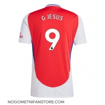 Moški Arsenal Gabriel Jesus #9 Replika nogometni dresi Domači 2024-25 Kratek Rokav