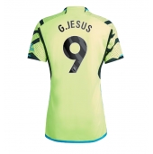 Moški Arsenal Gabriel Jesus #9 Replika nogometni dresi Gostujoči 2023-24 Kratek Rokav