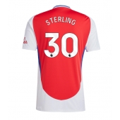 Moški Arsenal Raheem Sterling #30 Replika nogometni dresi Domači 2024-25 Kratek Rokav