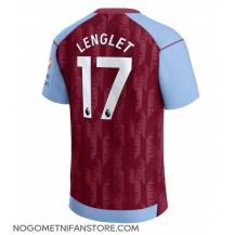 Moški Aston Villa Clement Lenglet #17 Replika nogometni dresi Domači 2023-24 Kratek Rokav