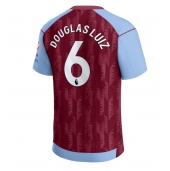 Moški Aston Villa Douglas Luiz #6 Replika nogometni dresi Domači 2023-24 Kratek Rokav