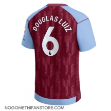 Moški Aston Villa Douglas Luiz #6 Replika nogometni dresi Domači 2023-24 Kratek Rokav