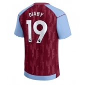 Moški Aston Villa Moussa Diaby #19 Replika nogometni dresi Domači 2023-24 Kratek Rokav