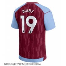 Moški Aston Villa Moussa Diaby #19 Replika nogometni dresi Domači 2023-24 Kratek Rokav