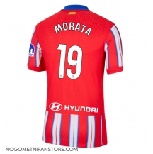 Moški Atletico Madrid Alvaro Morata #19 Replika nogometni dresi Domači 2024-25 Kratek Rokav