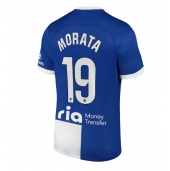 Moški Atletico Madrid Alvaro Morata #19 Replika nogometni dresi Gostujoči 2023-24 Kratek Rokav