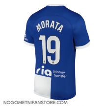 Moški Atletico Madrid Alvaro Morata #19 Replika nogometni dresi Gostujoči 2023-24 Kratek Rokav