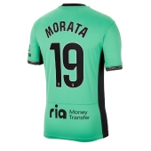 Moški Atletico Madrid Alvaro Morata #19 Replika nogometni dresi Tretji 2023-24 Kratek Rokav