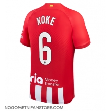 Moški Atletico Madrid Koke #6 Replika nogometni dresi Domači 2023-24 Kratek Rokav