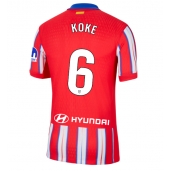 Moški Atletico Madrid Koke #6 Replika nogometni dresi Domači 2024-25 Kratek Rokav