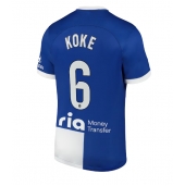 Moški Atletico Madrid Koke #6 Replika nogometni dresi Gostujoči 2023-24 Kratek Rokav