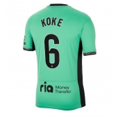 Moški Atletico Madrid Koke #6 Replika nogometni dresi Tretji 2023-24 Kratek Rokav