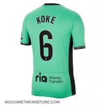 Moški Atletico Madrid Koke #6 Replika nogometni dresi Tretji 2023-24 Kratek Rokav